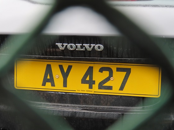 alderney license plate