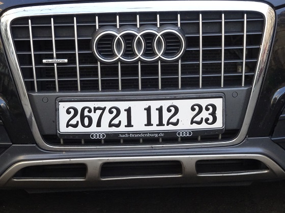 algeria license plate