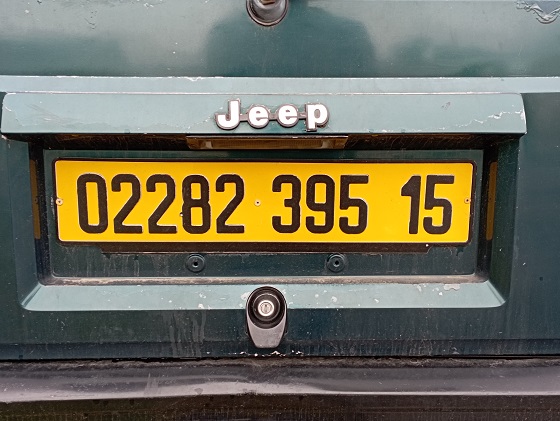 algeria license plate