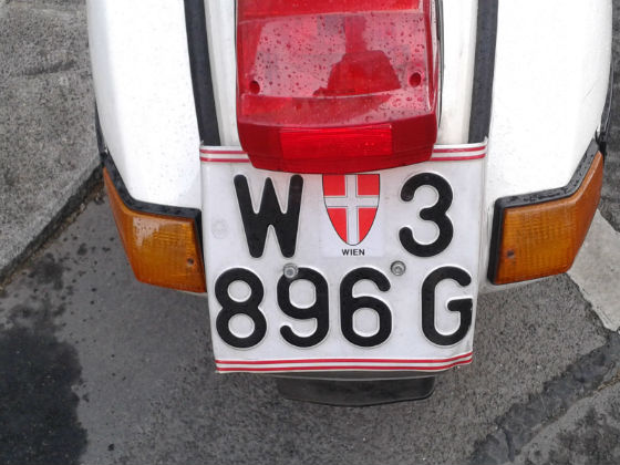 austria licence plate