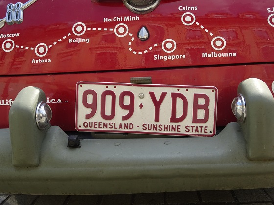 australia queensland license plate