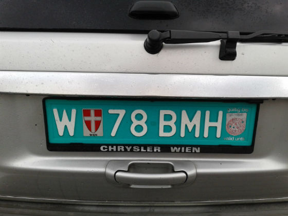 austria license plate