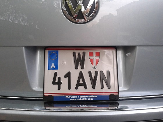 austria license plate