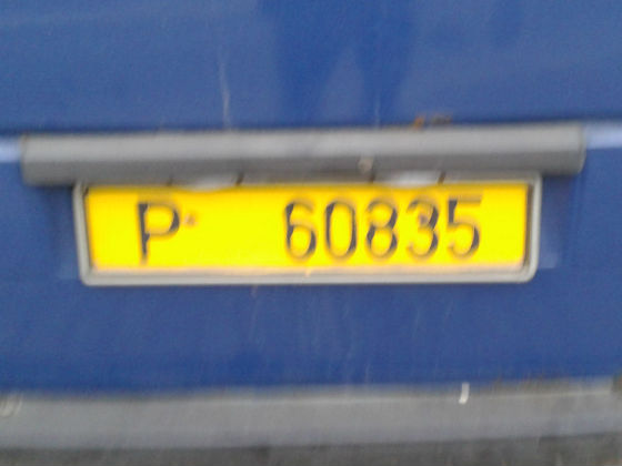 belarus licence plate