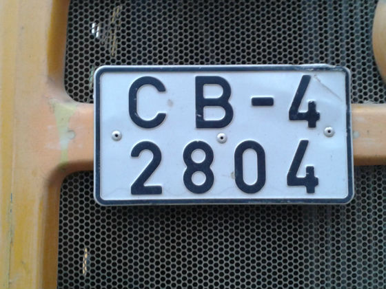 belarus licence plate