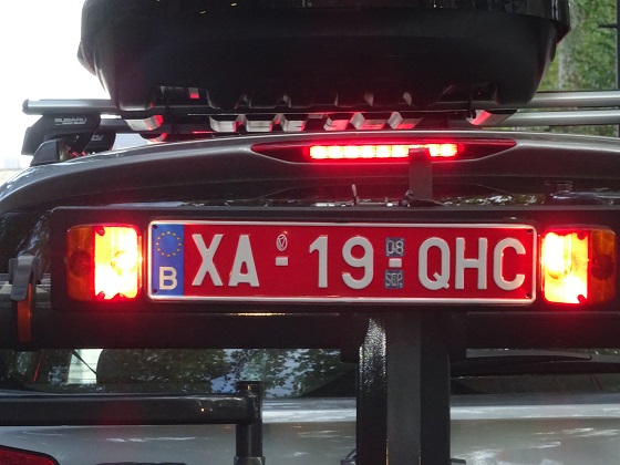 belgium license plate