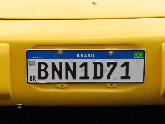 brazil license plate