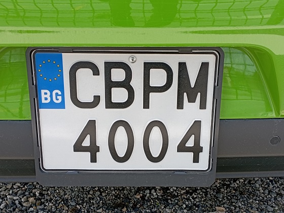 bulgaria license plate
