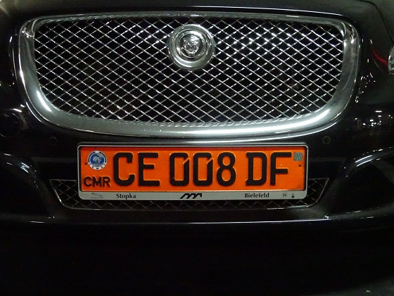 cameroon license plate