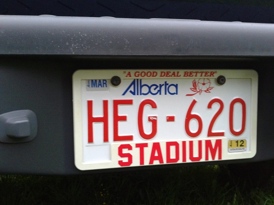 canada alberta license plate