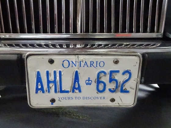 canada ontario license plate