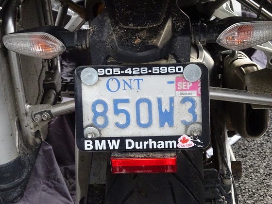 canada ontario license plate
