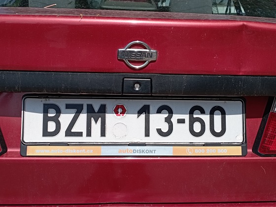 czechia license plate