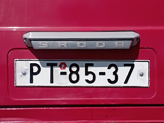 czechia license plate