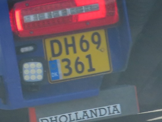 denmark license plate