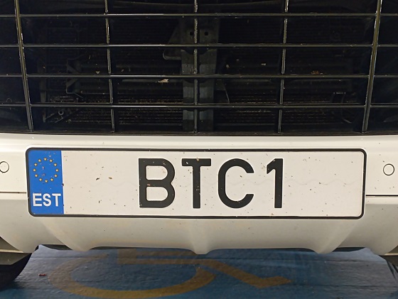 estonia license plate