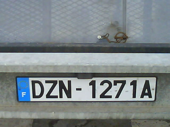 france licence plate