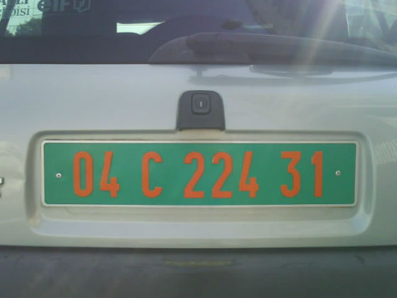 france licence plate