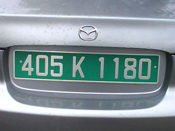 france licence plate