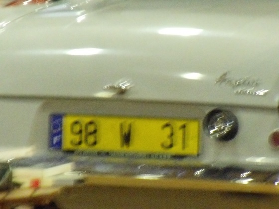 france license plate