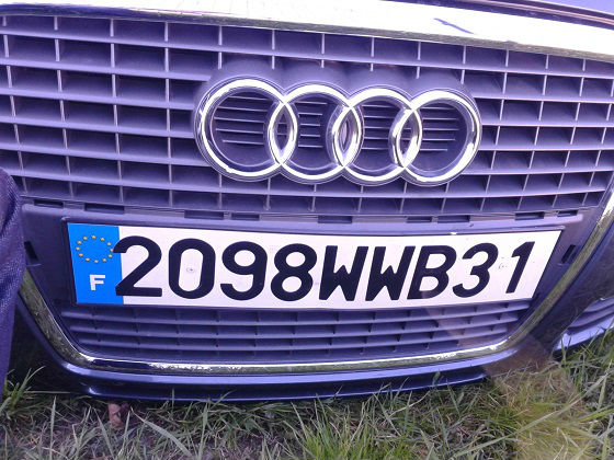 france license plate