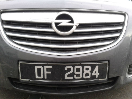 France license plate