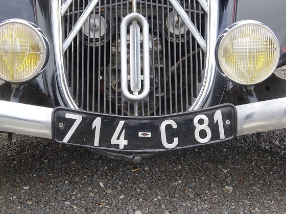 france license plate