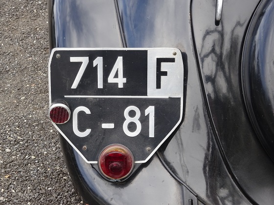 france license plate