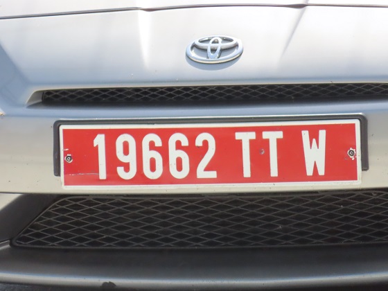 france license plate