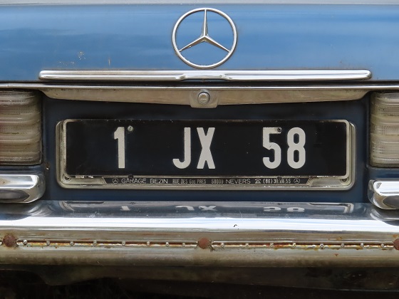 france license plate