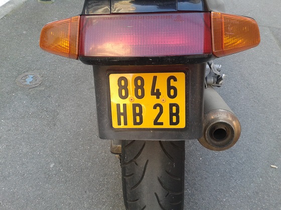 france license plate