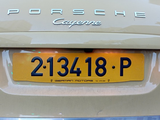 french polynesia license plate