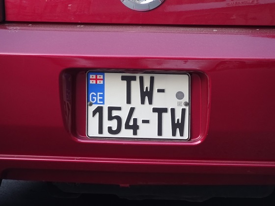 georgia license plate