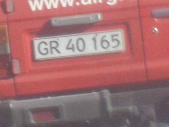 greenland license plate