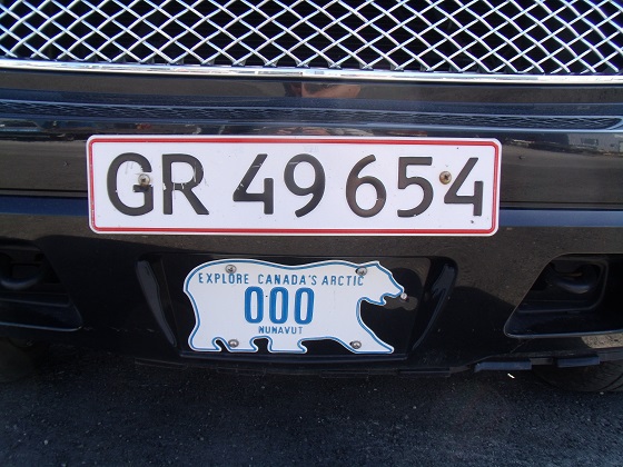 greenland license plate