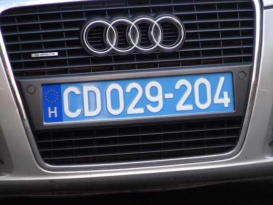 hungary license plate