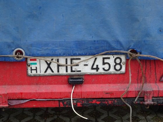 hungary license plate