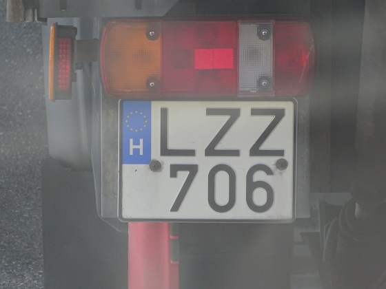 hungary license plate