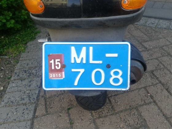 iceland license plate