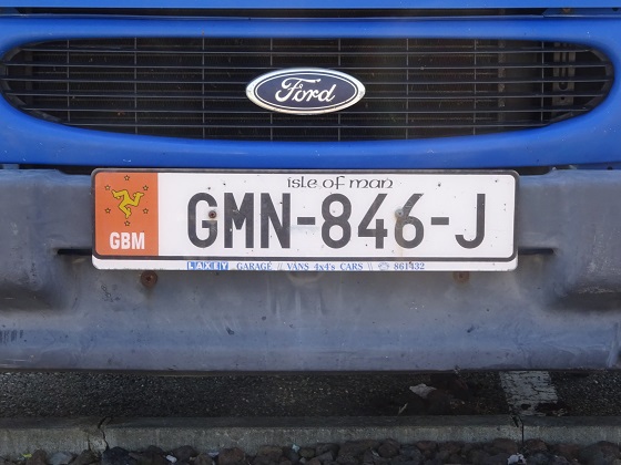 isle of man license plate