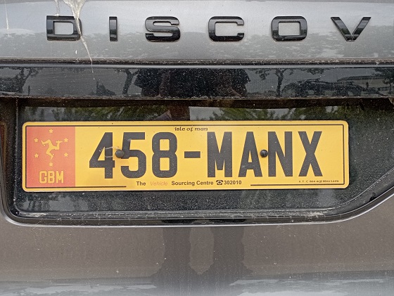 isle of man license plate