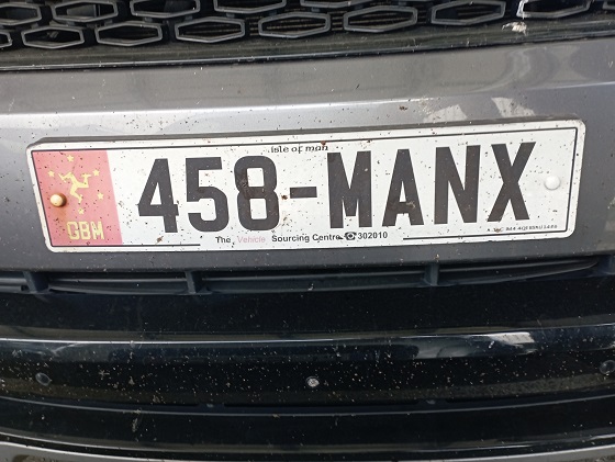 isle of man license plate