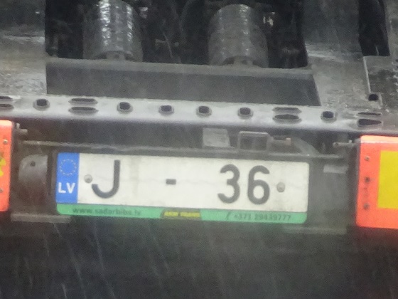 latvia license plate