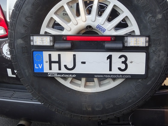 latvia license plate