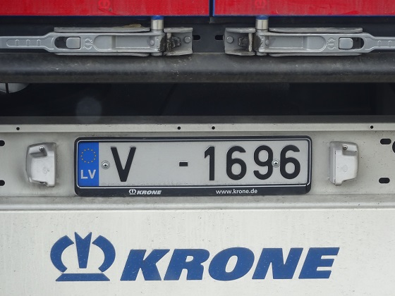 latvia license plate