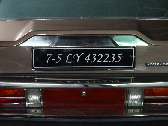 libya license plate