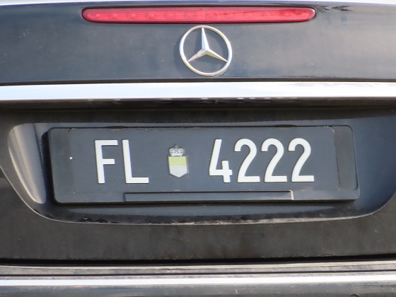 liechtenstein license plate
