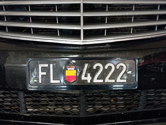 liechtenstein license plate