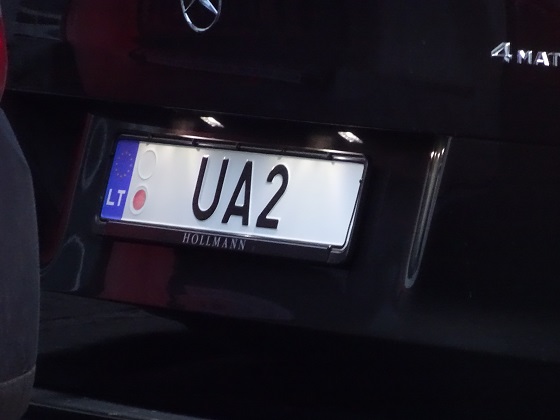 lithuania license plate