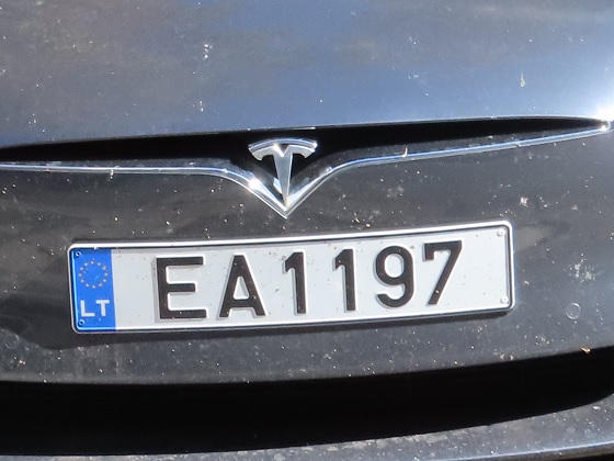 lithuania license plate